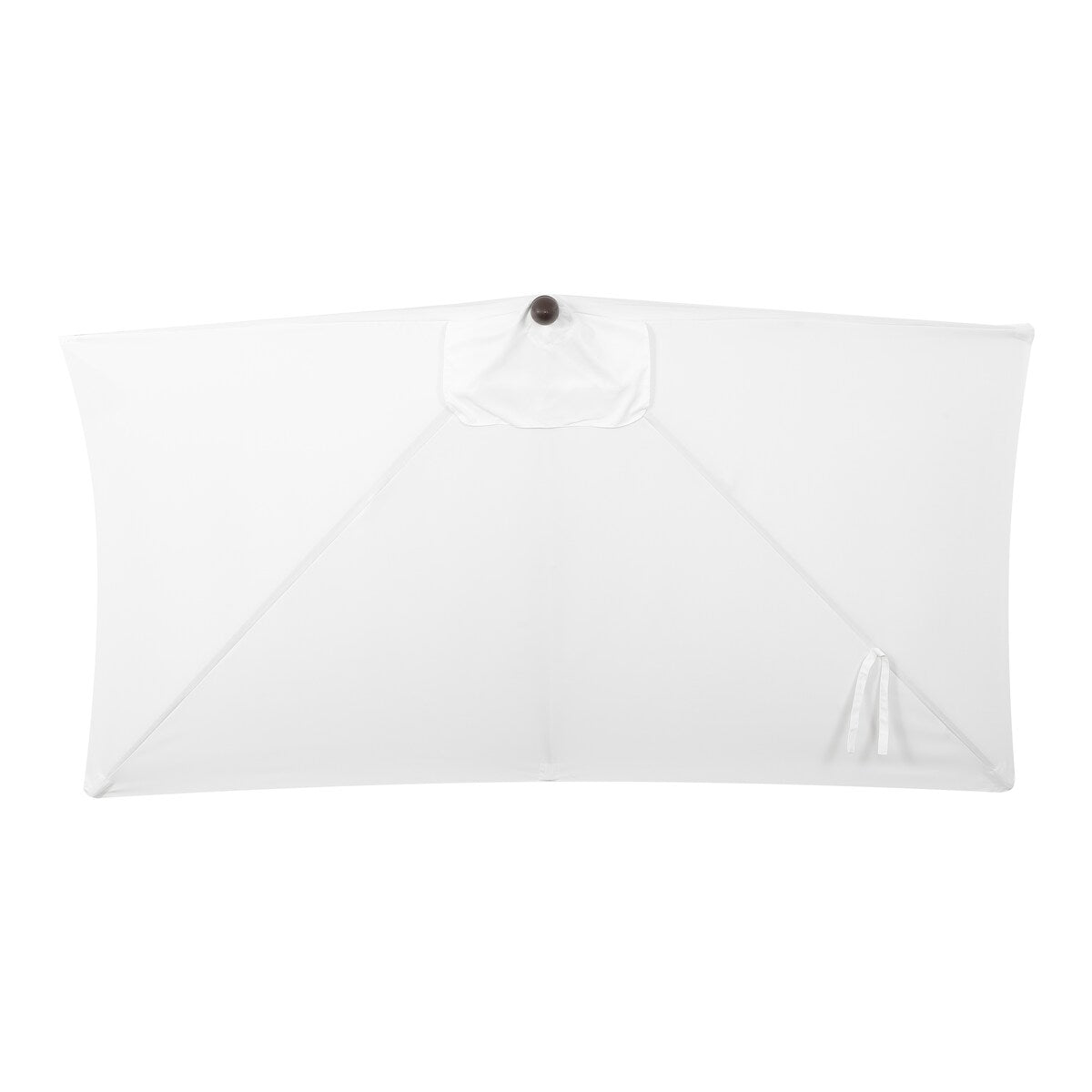 Beverly 9 ft. Classic MidCentury Rectangular Half Market Patio Umbrella with Crank, Wind Vent and UV Protection, by JONATHAN Y