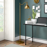 Beverly 65" Tall Floor Lamp with Metal Shade