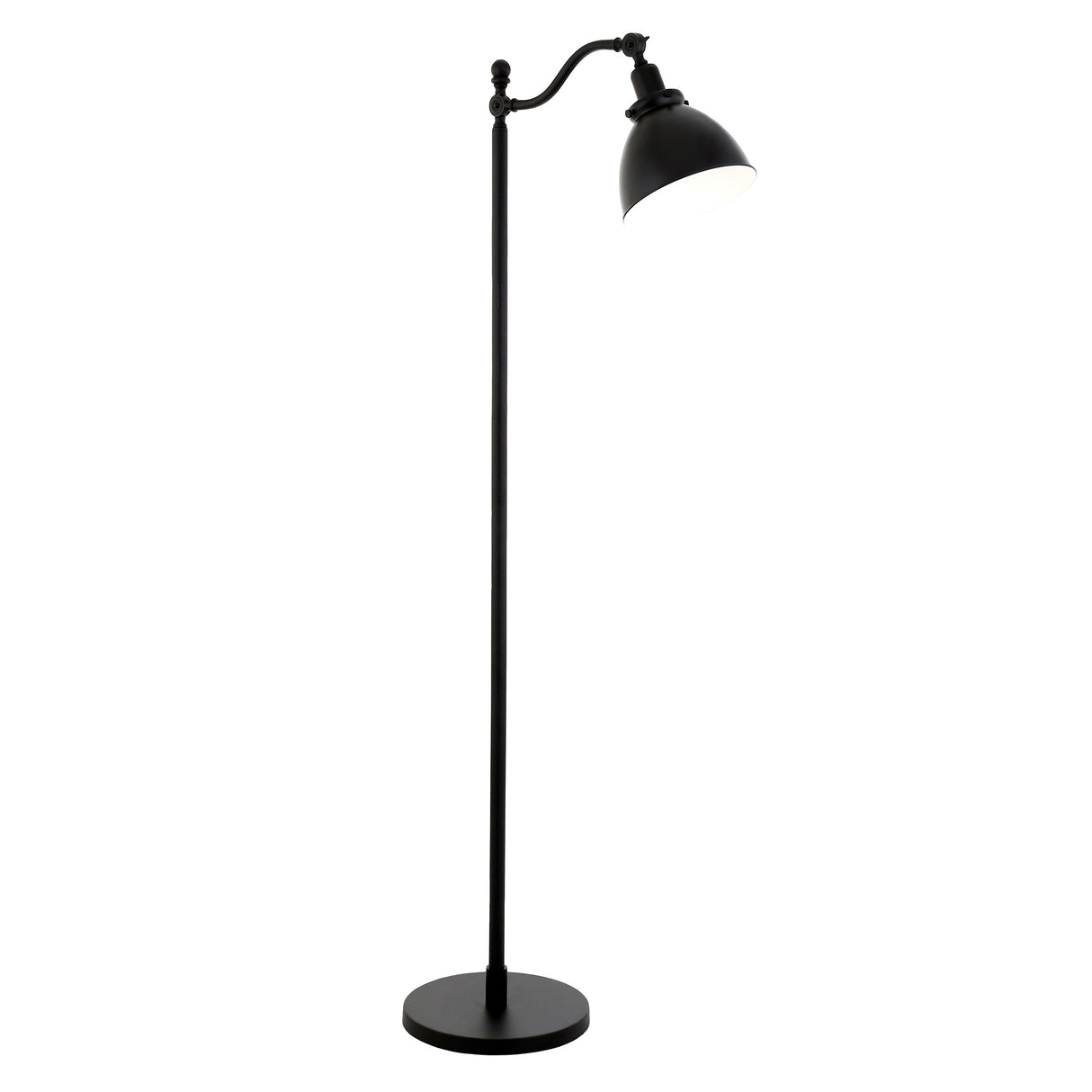 Beverly 65" Tall Floor Lamp with Metal Shade