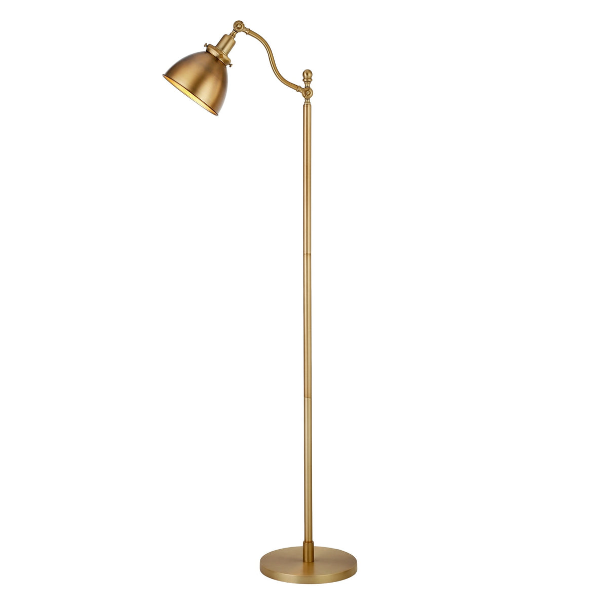Beverly 65" Tall Floor Lamp with Metal Shade