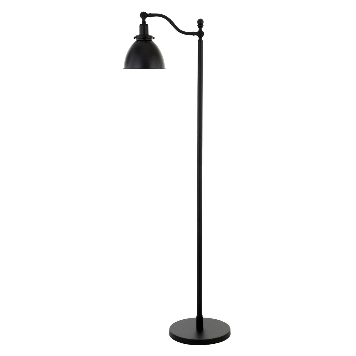 Beverly 65" Tall Floor Lamp with Metal Shade