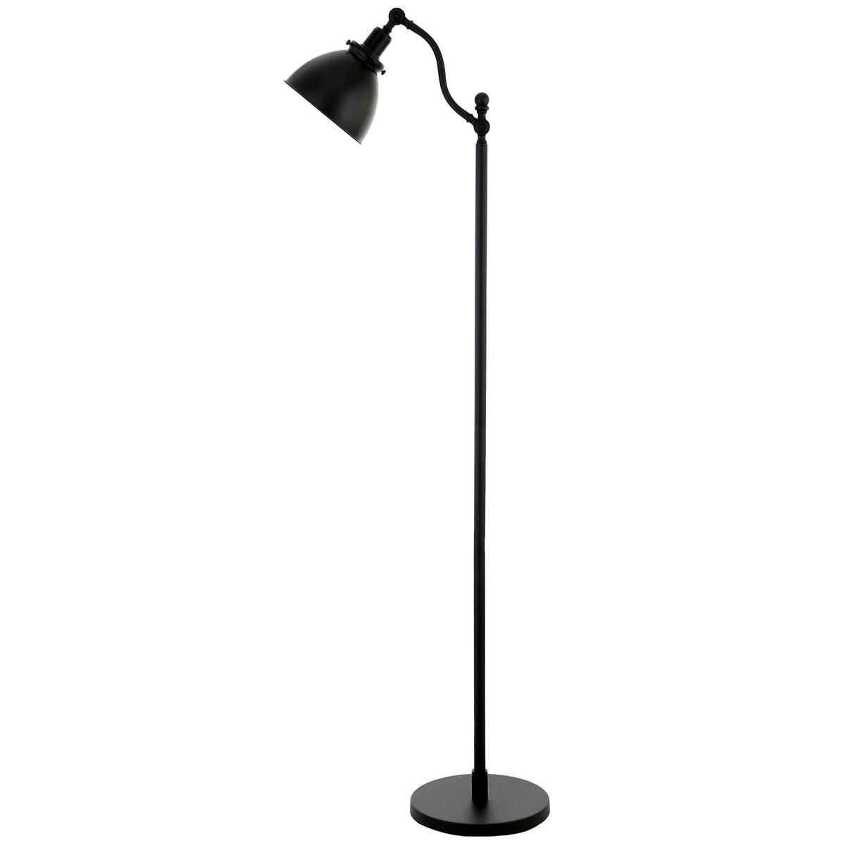 Beverly 65" Tall Floor Lamp with Metal Shade