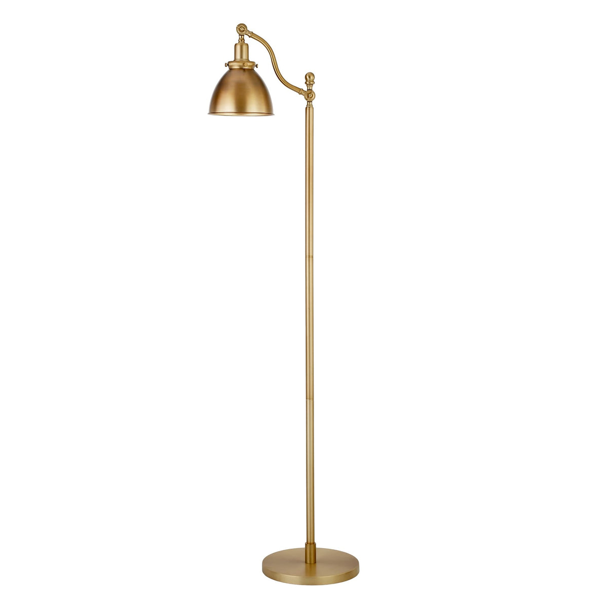 Beverly 65" Tall Floor Lamp with Metal Shade
