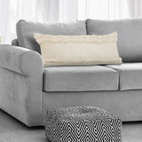 Sevita Beverly Fringed Solid Lumbar Throw Pillow