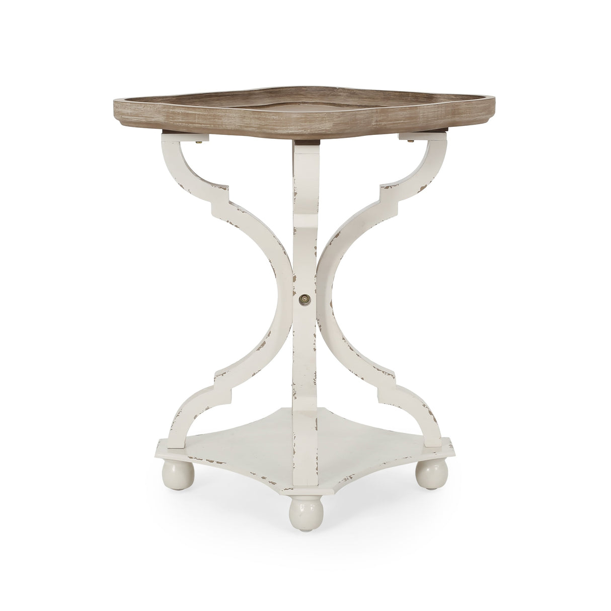 Bevier French Country Accent Table with Square Top by Christopher Knight Home