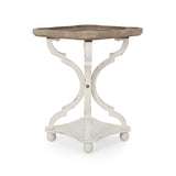 Bevier French Country Accent Table with Square Top by Christopher Knight Home