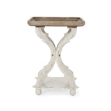 Bevier French Country Accent Table with Square Top by Christopher Knight Home