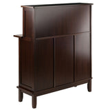 Beynac Wine Bar, Cappuccino - 38.35 x 15.94 x 44.57 inches