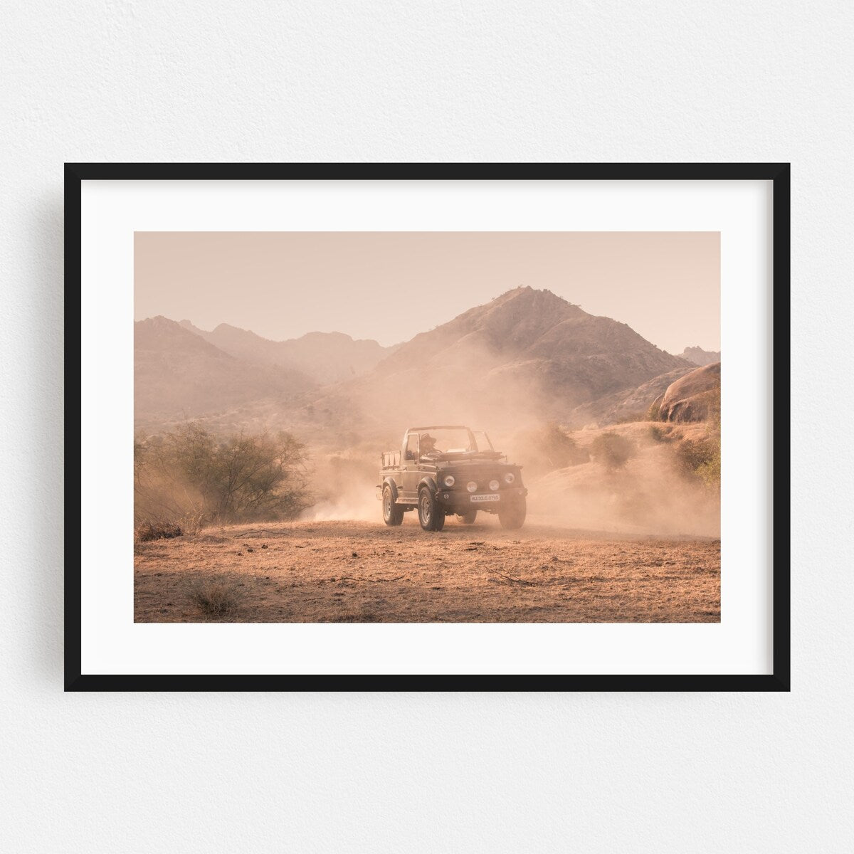 Bhenswara Rajasthan India Photography Cars Desert Art Print/Poster