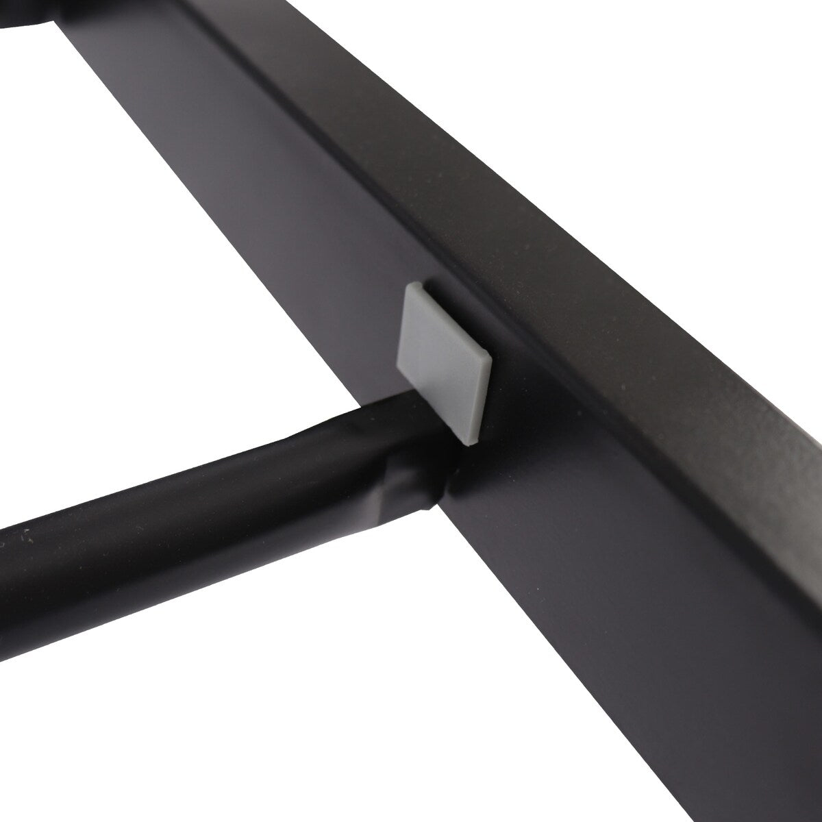 Bi-Metal Bed Frame With Wooden Slats This Bed Has A Clean, Classic Silhouette That Exudes Subtle And Elegant Tones