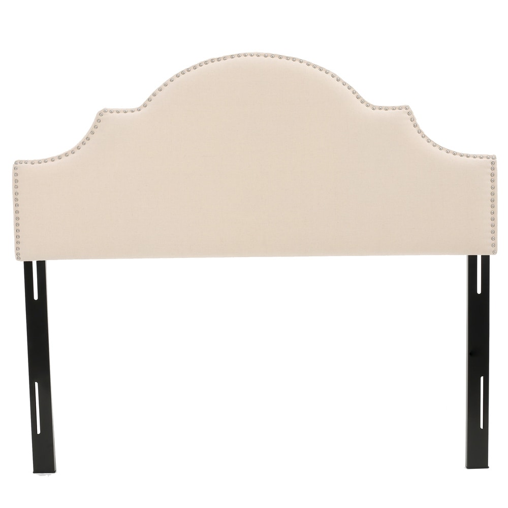 Bianca Adjustable Full/Queen Studded Fabric Headboard by Christopher Knight Home