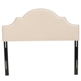 Bianca Adjustable Full/Queen Studded Fabric Headboard by Christopher Knight Home