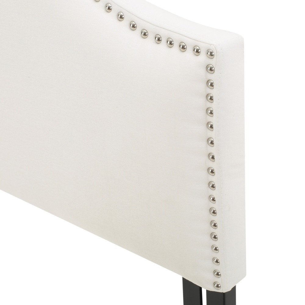 Bianca Adjustable Full/Queen Studded Fabric Headboard by Christopher Knight Home