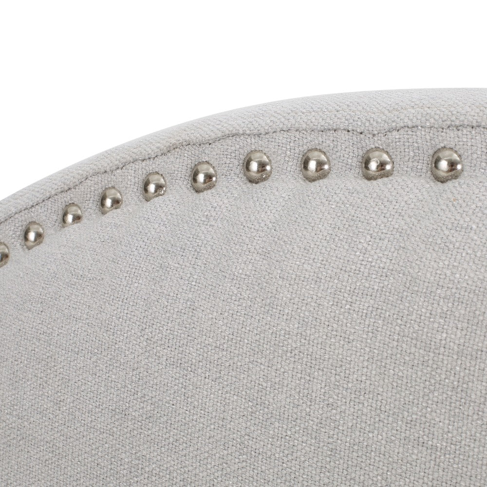 Bianca Adjustable Full/Queen Studded Fabric Headboard by Christopher Knight Home