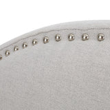 Bianca Adjustable Full/Queen Studded Fabric Headboard by Christopher Knight Home