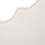 Bianca Adjustable Full/Queen Studded Fabric Headboard by Christopher Knight Home