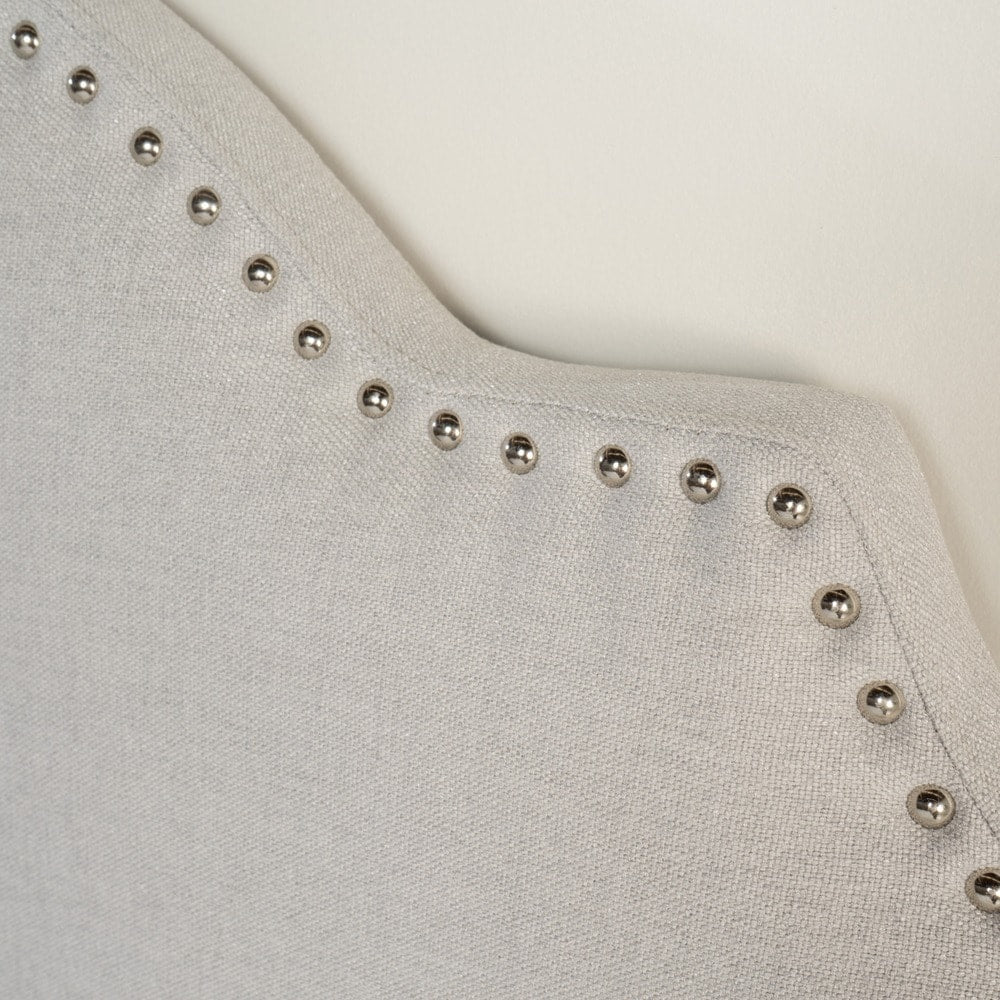 Bianca Adjustable Full/Queen Studded Fabric Headboard by Christopher Knight Home