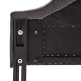 Bianca Adjustable Full/Queen Studded Fabric Headboard by Christopher Knight Home