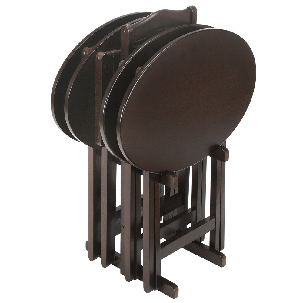 Bianco Collection Furniture 5-piece Tray Table Set