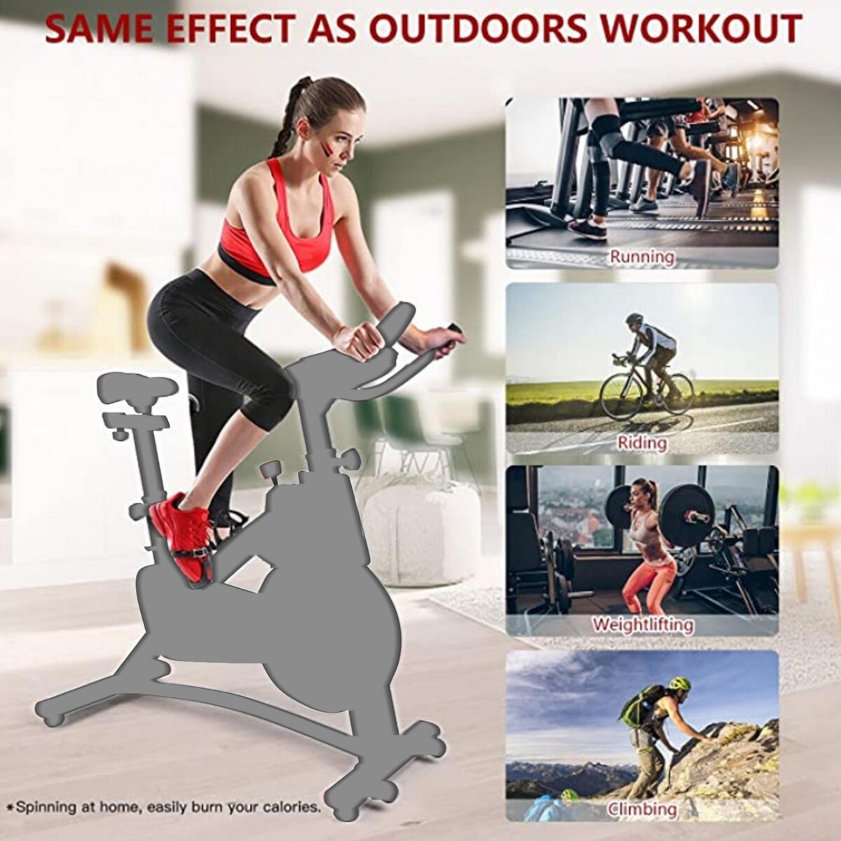 Bicycle Cycling Exercise Stationary Bike Cardio Workout Home Indoor