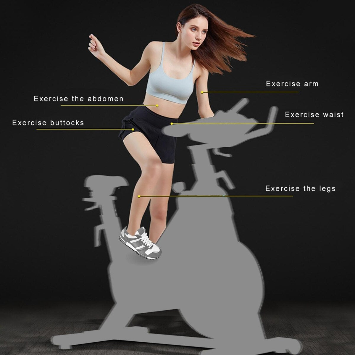 Bicycle Cycling Exercise Stationary Bike Cardio Workout Home Indoor