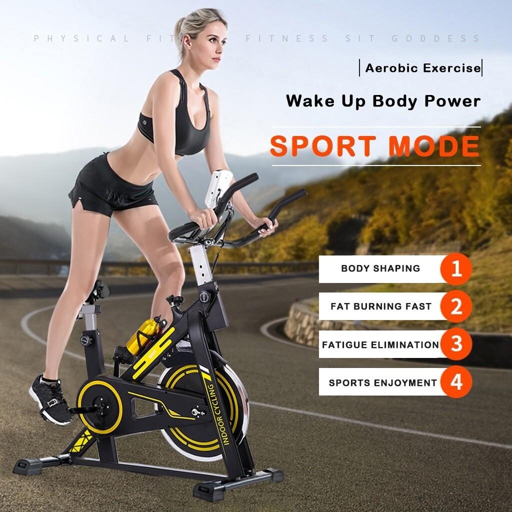 Bicycle Cycling Fitness Gym Exercise Stationary Bike Cardio Workout Home Indoor