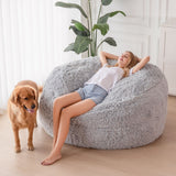 Big Convertible Bean Bag Folds from Lazy Chair to Floor Mattress Bed