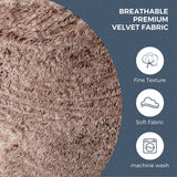 Big Convertible Bean Bag Folds from Lazy Chair to Floor Mattress Bed