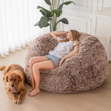 Big Convertible Bean Bag Folds from Lazy Chair to Floor Mattress Bed