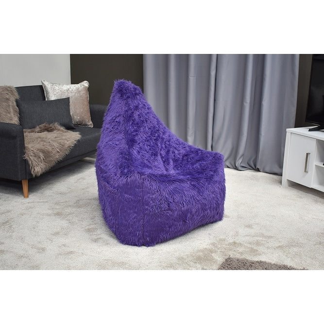 Big Mouth Faux Fur Inflatable Chair