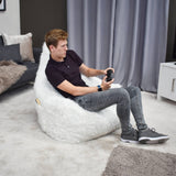 Big Mouth Faux Fur Inflatable Chair