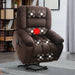Big Power Lift Massage Recliner Chair for Elderly with Heated Vibration and USB Ports