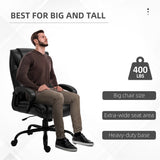 Big and Tall Executive Office Chair w/Wide Seat,Computer Desk Chair