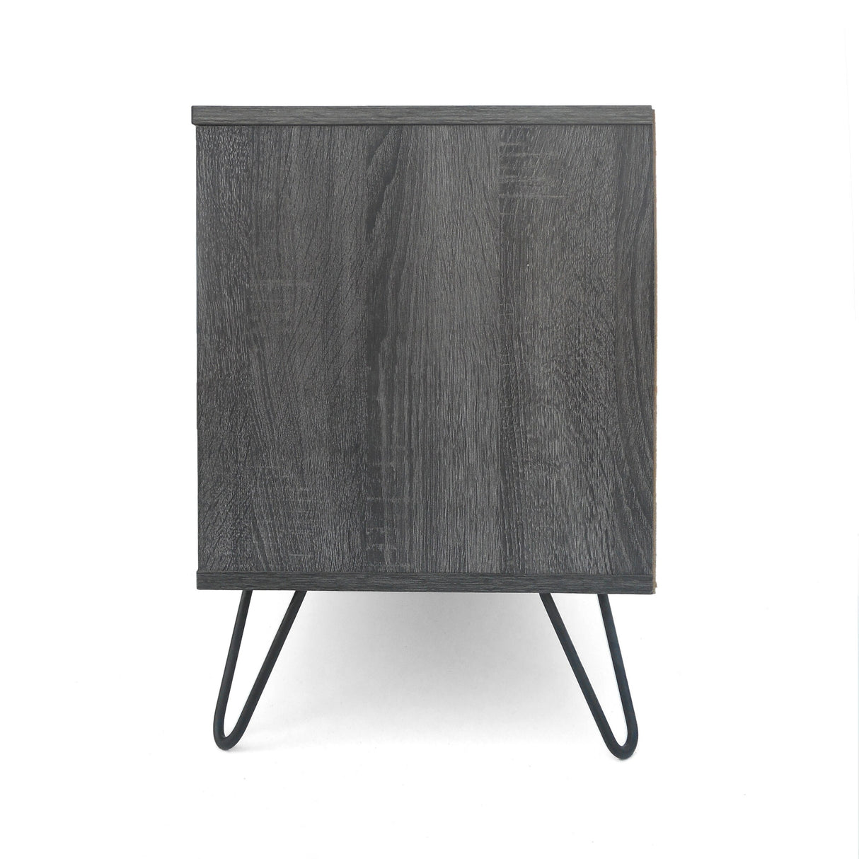 Christopher Knight Home Bijan Mid-Century Modern Two-Toned TV Stand with Hairpin Legs