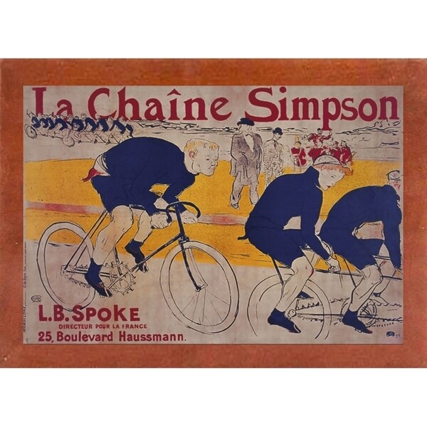 Bike 11-VINAPP116625 Print 13.5"x20" by Vintage Apple Collection