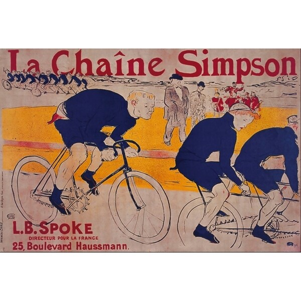 Bike 11-VINAPP116625 Print 13.5"x20" by Vintage Apple Collection