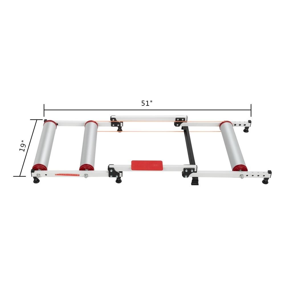 Bike Roller Trainer, Indoor Bicycle Roller Riding Platform - N/A