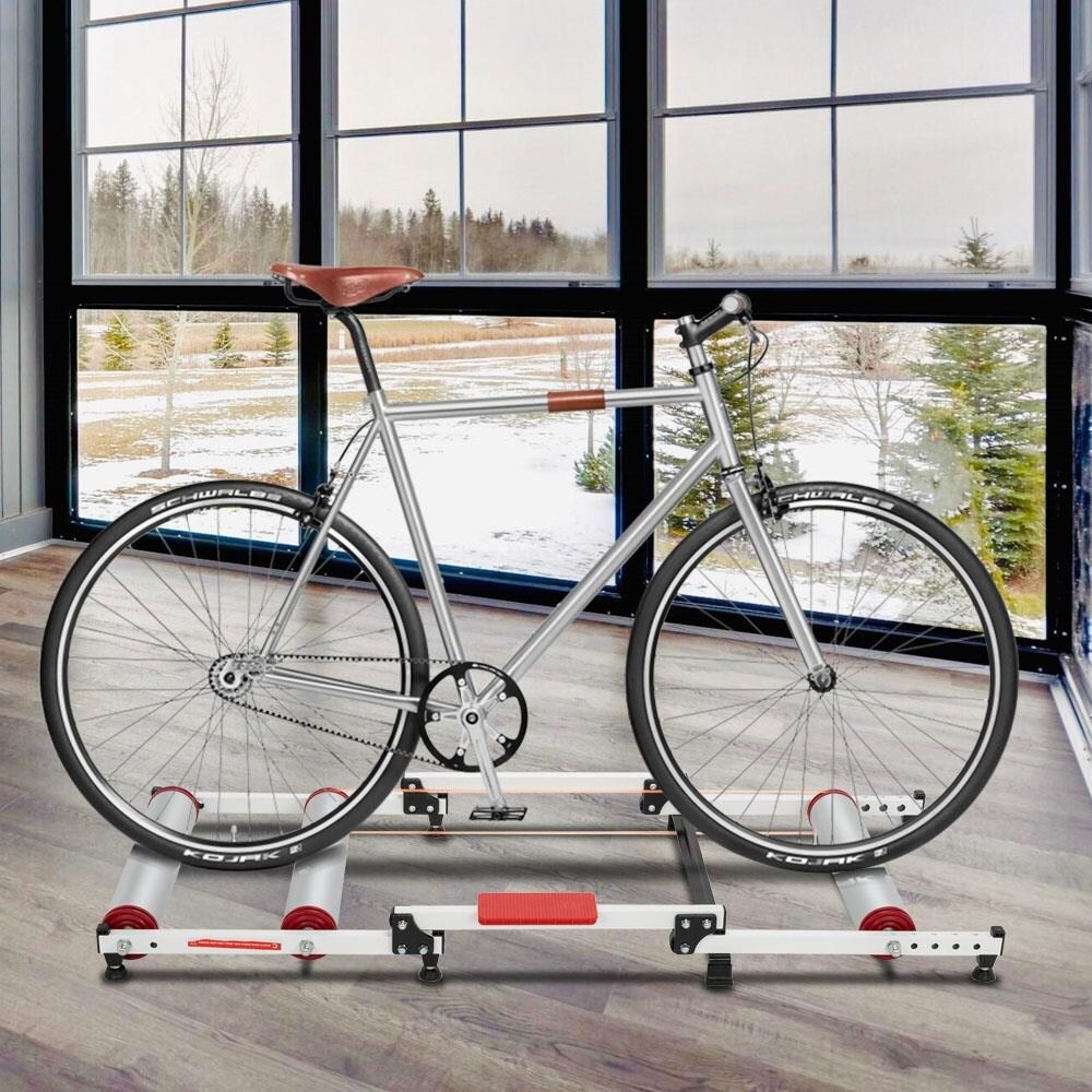 Bike Roller Trainer, Indoor Bicycle Roller Riding Platform - N/A