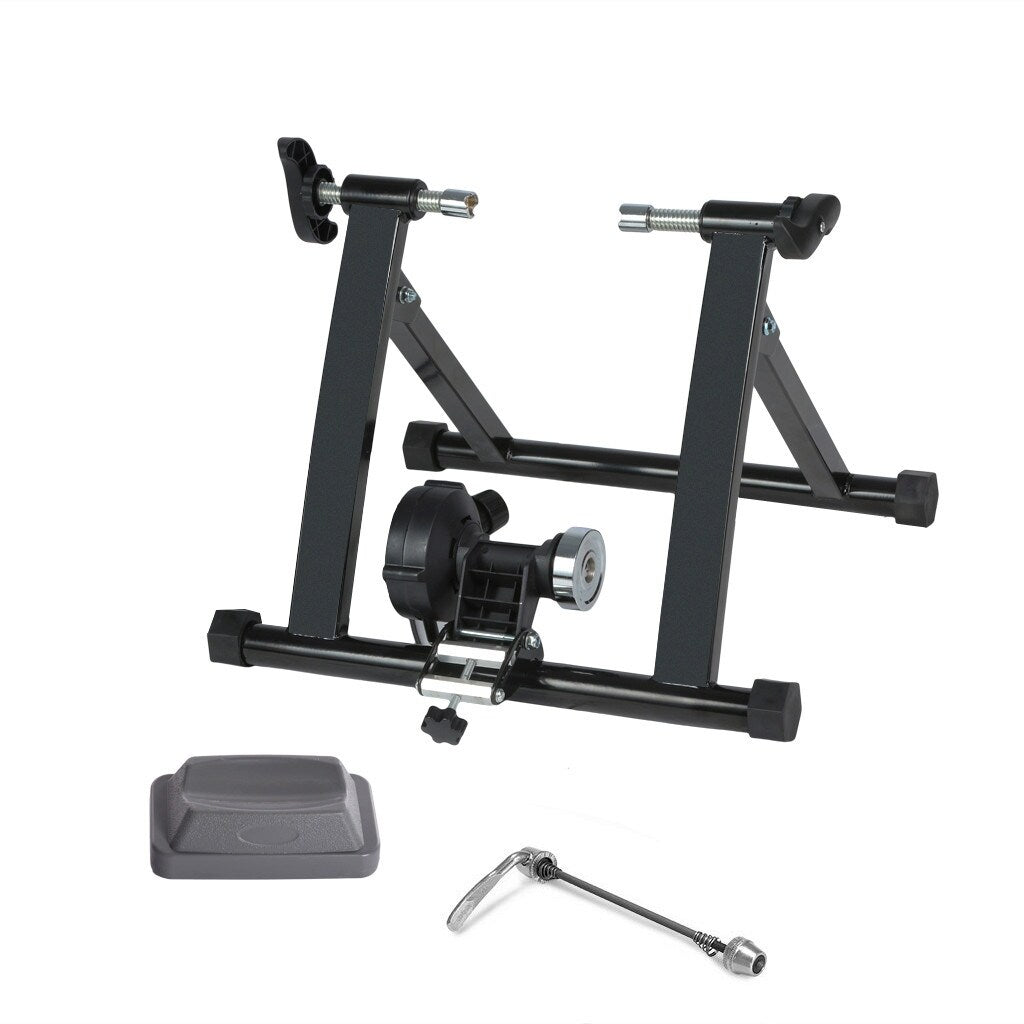 Bike Trainer Stand Magnetic Bicycle Stationary Stand For Indoor Exercise - 23.62x21.65x7.48in