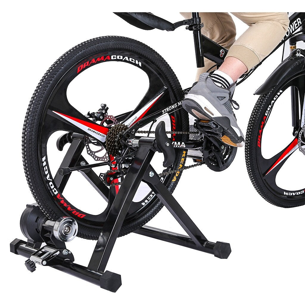 Bike Trainer Stand Magnetic Bicycle Stationary Stand For Indoor Exercise - 23.62x21.65x7.48in