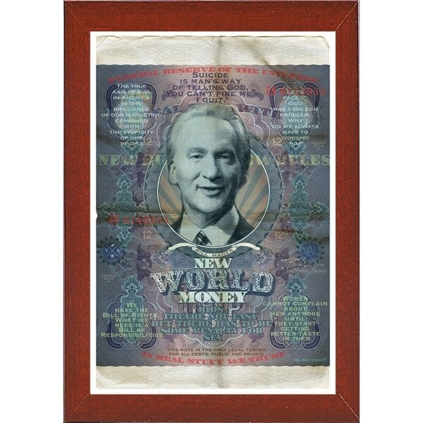 Bill Maher-VALBOC139197 Print 13.25"x9" by Val Bochkov