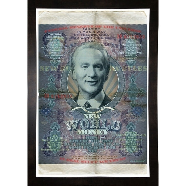 Bill Maher-VALBOC139197 Print 13.25"x9" by Val Bochkov