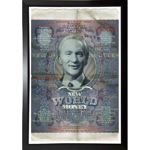 Bill Maher-VALBOC139197 Print 13.25"x9" by Val Bochkov