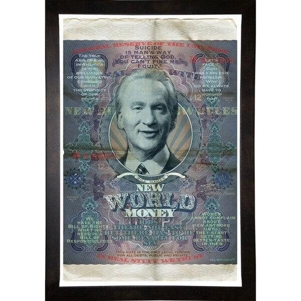 Bill Maher-VALBOC139197 Print 13.25"x9" by Val Bochkov