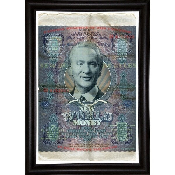 Bill Maher-VALBOC139197 Print 13.25"x9" by Val Bochkov