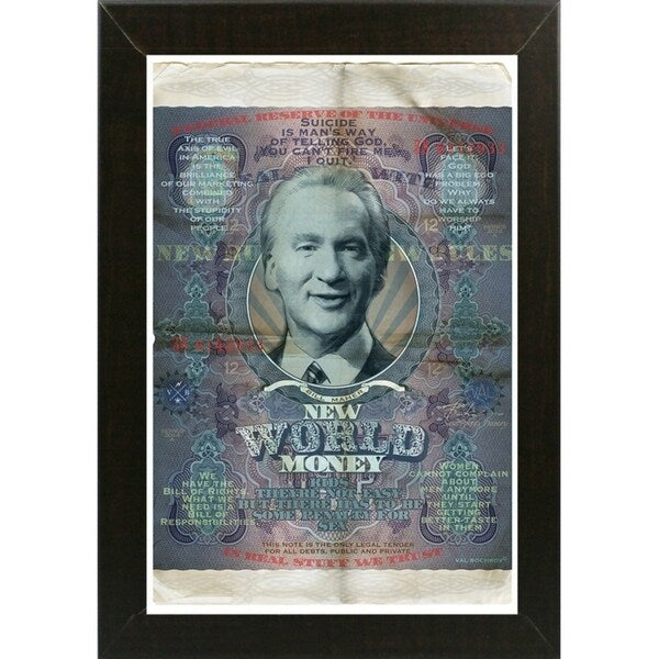 Bill Maher-VALBOC139197 Print 13.25"x9" by Val Bochkov