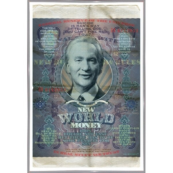 Bill Maher-VALBOC139197 Print 13.25"x9" by Val Bochkov