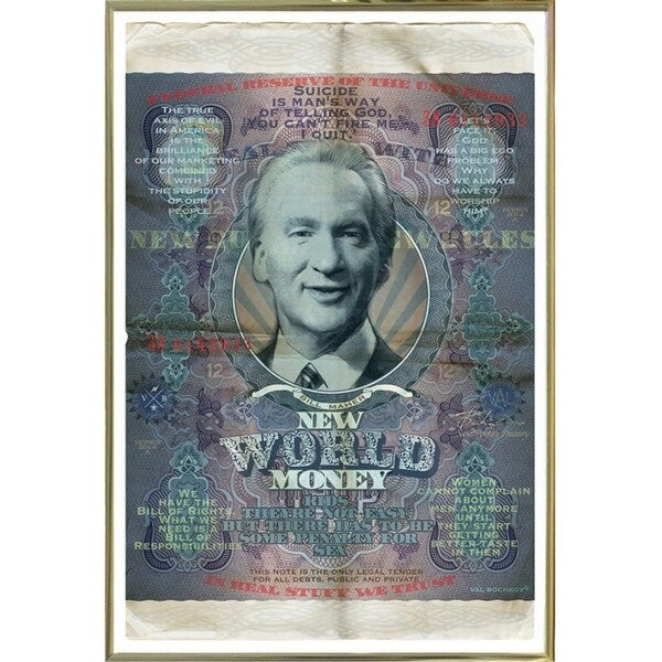 Bill Maher-VALBOC139197 Print 13.25"x9" by Val Bochkov