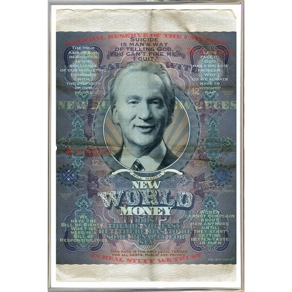 Bill Maher-VALBOC139197 Print 13.25"x9" by Val Bochkov