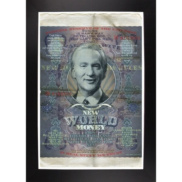 Bill Maher-VALBOC139197 Print 13.25"x9" by Val Bochkov